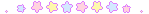 Pixel star divider Pixel star divider